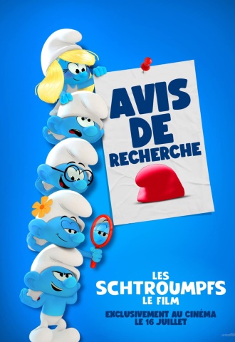 Les Schtroumpfs - Le film - Affiche