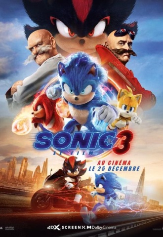 Sonic 3, le film - Affiche