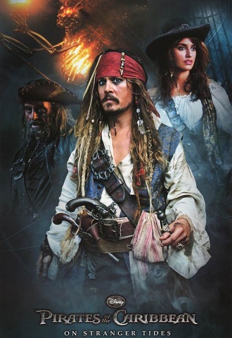 Pirates des Caraïbes : La Fontaine de Jouvence - Affiche
