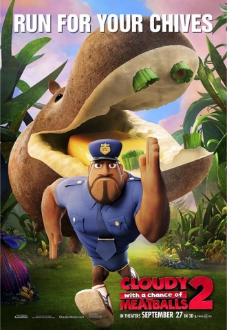 L&#039;île des Miam-Nimaux : Tempête de boulettes géantes 2 - Affiche