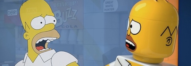 Les Simpsons jouent aux Lego